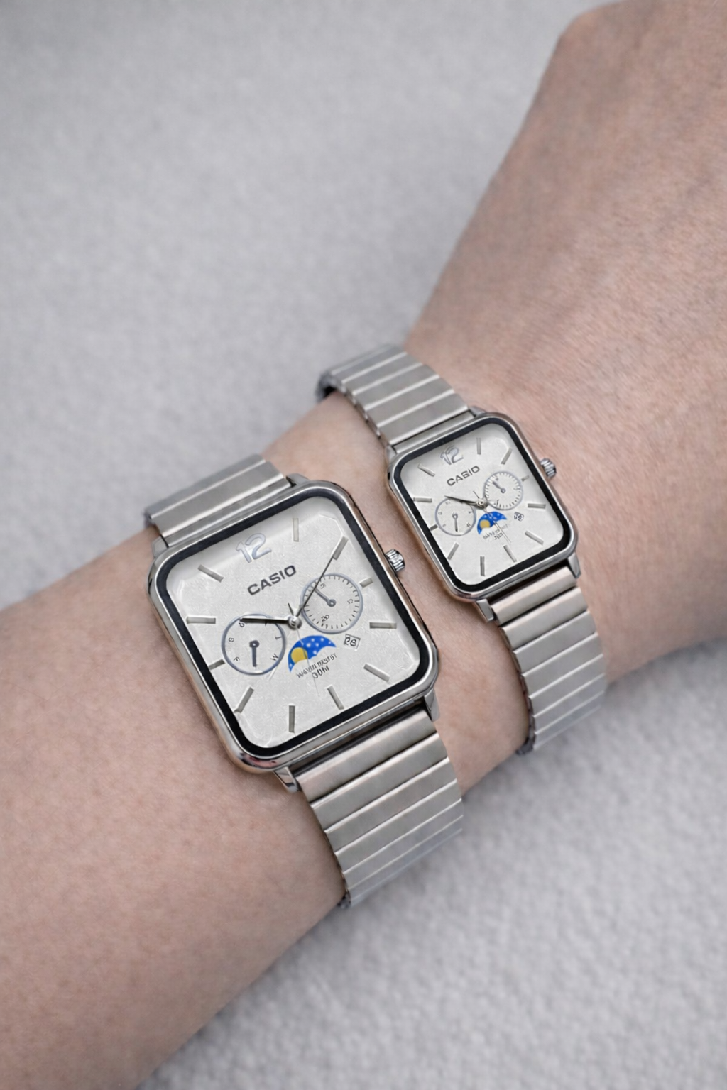 Yeşil Casıo Moon - Çiftler için