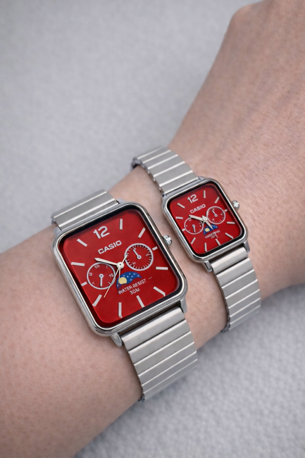 Yeşil Casıo Moon - Çiftler için