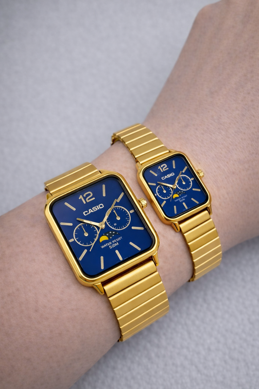 Mavi Casıo Moon - Çiftler için