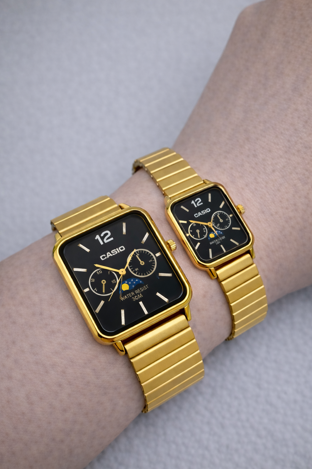 Siyah Casıo Moon - Çiftler için